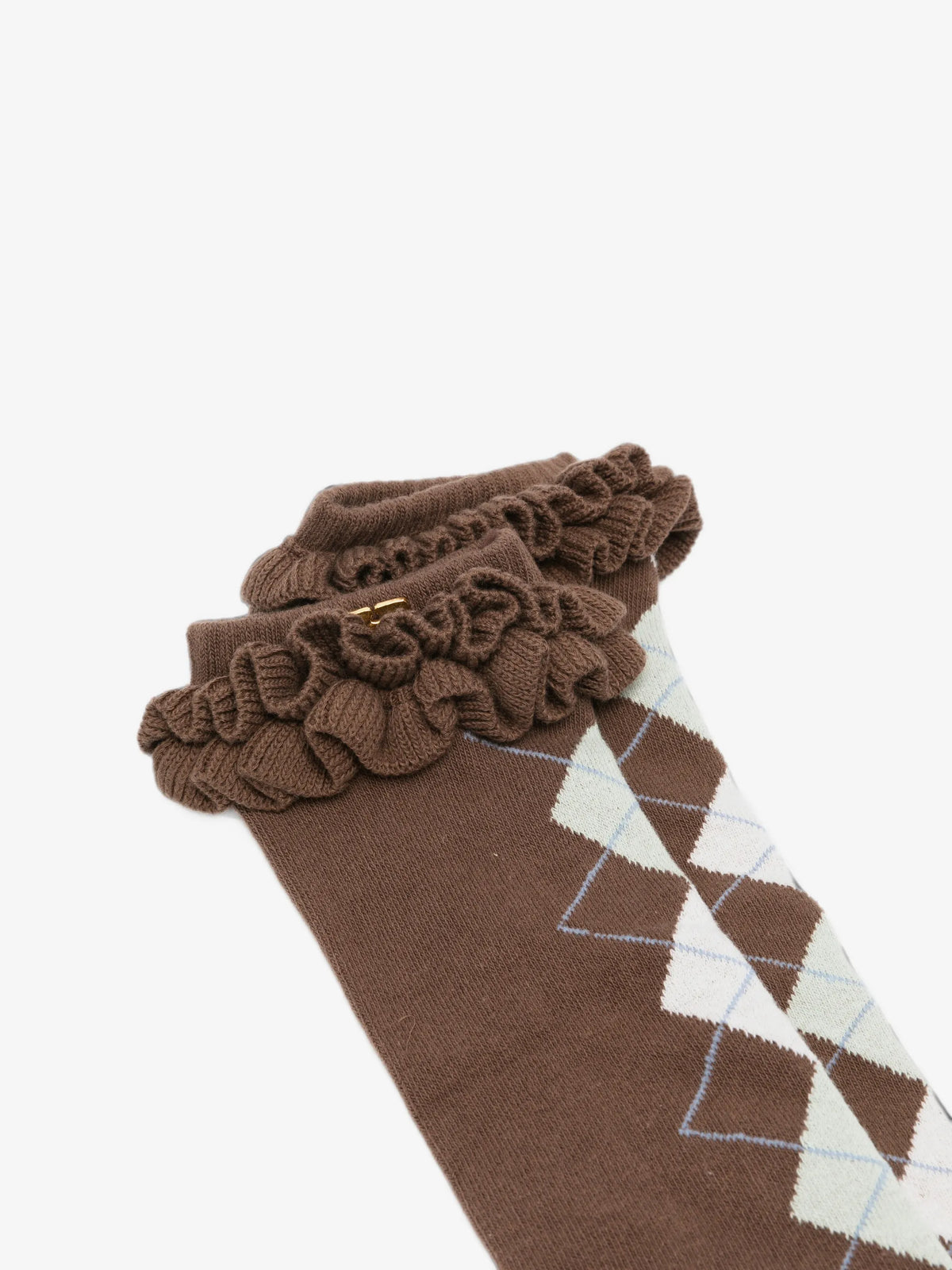 Argyle Socks Brown