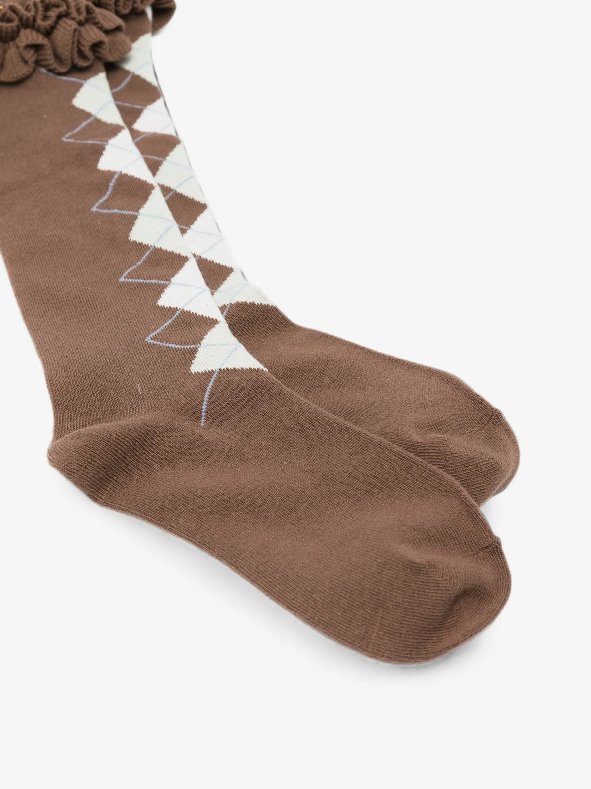 Argyle Socks Brown