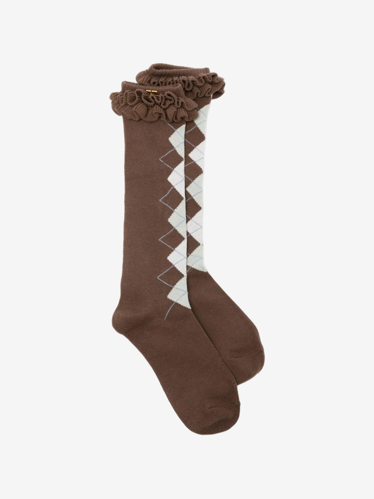 Argyle Socks Brown
