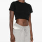 The Attico corset-style Cropped T-shirt