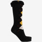 Argyle Socks Black