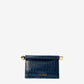 Rond Carré small croc-effect clutch bag