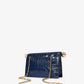 Rond Carré small croc-effect clutch bag