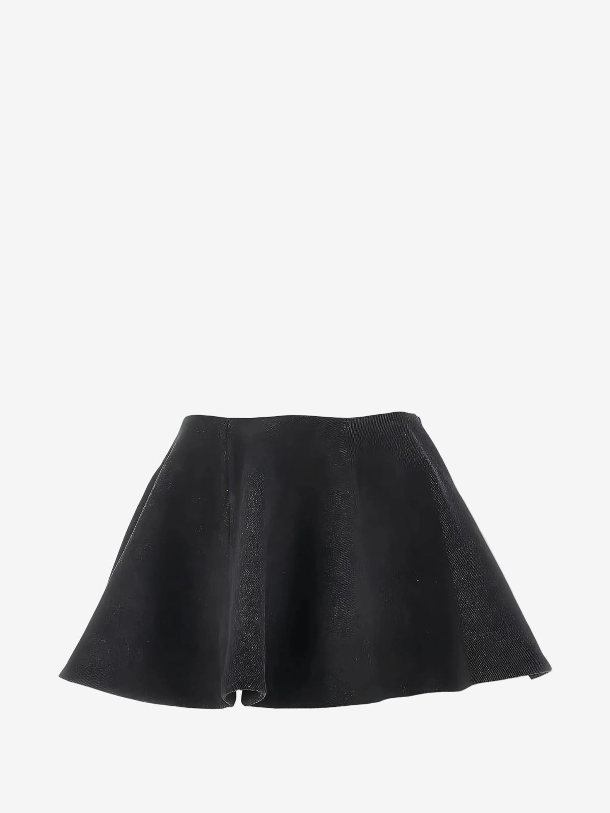 Peacoat Wool Skirt