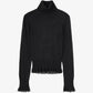 Merino Turtleneck w lace details