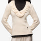 Ribbed Merino Frill Top