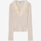 Ribbed Merino Frill Top