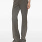 The tailored flared trousers