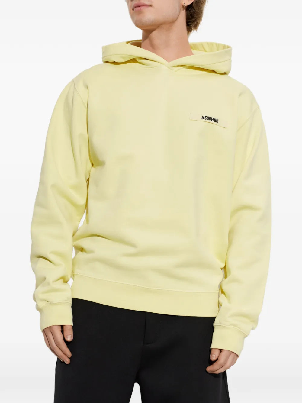 Logo Patch Long Sleeved Hoodie