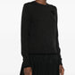 Lace Wool Crewneck