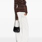 Mini Ribbed Merino Polo Brown