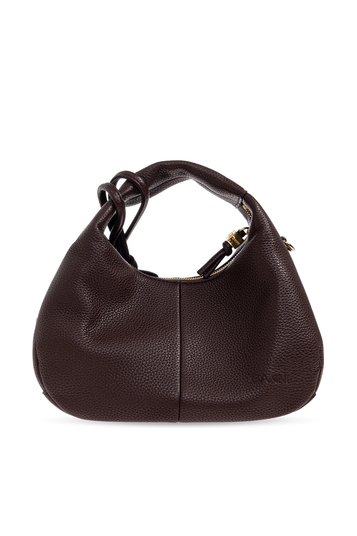 Brown Mini Hobo Bag