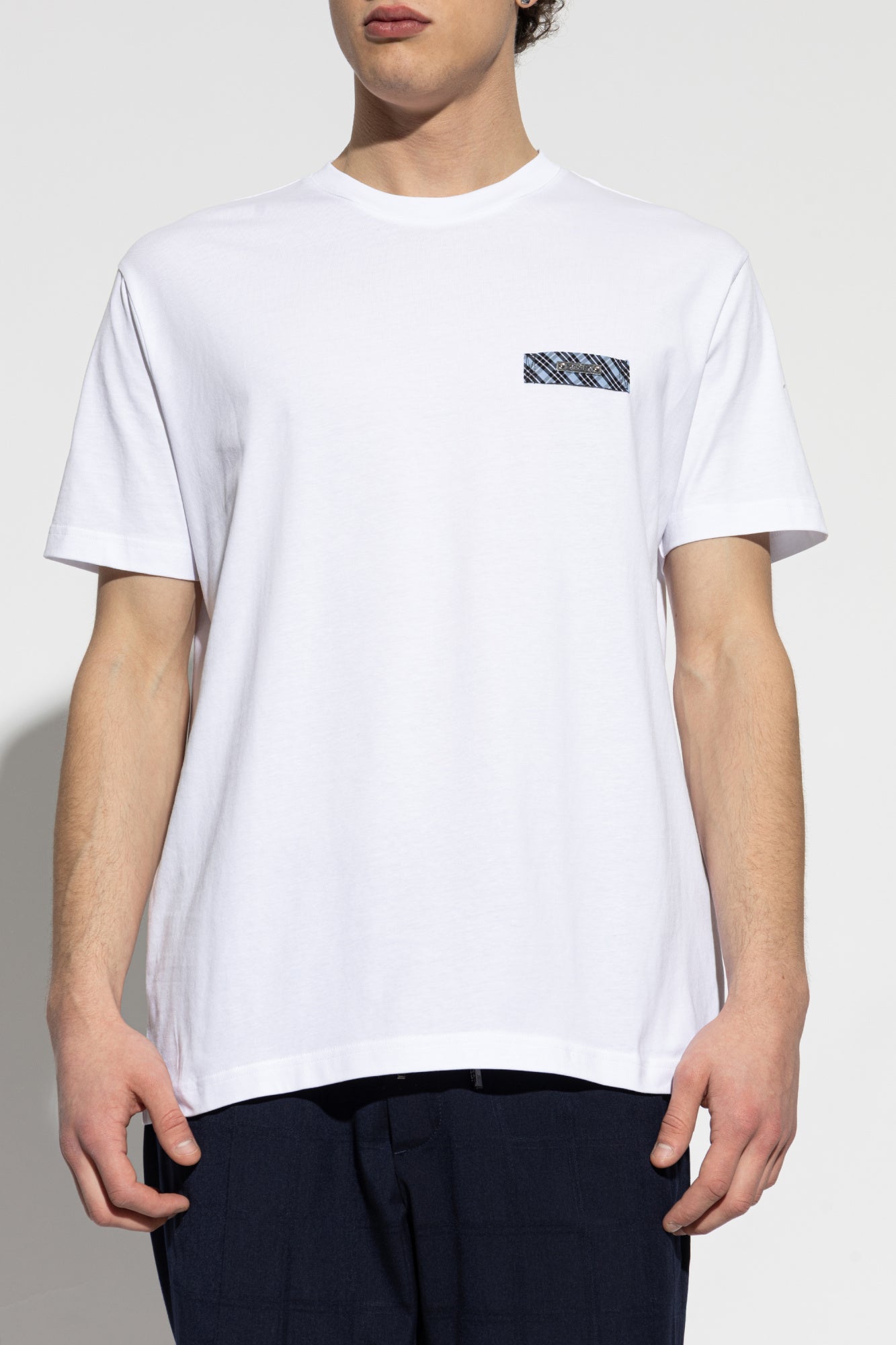 Iceberg Logo Plaque Crewneck T-Shirt