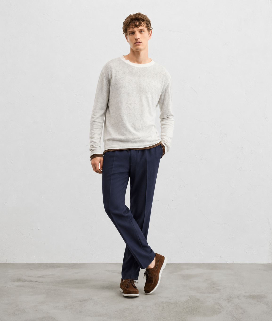 Man classic trousers