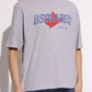 Grey T-shirt with logo Dsquared2