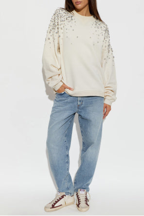 Golden Goose Surerstar Butter Beige Bordo