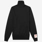 Black Distressed Turtleneck