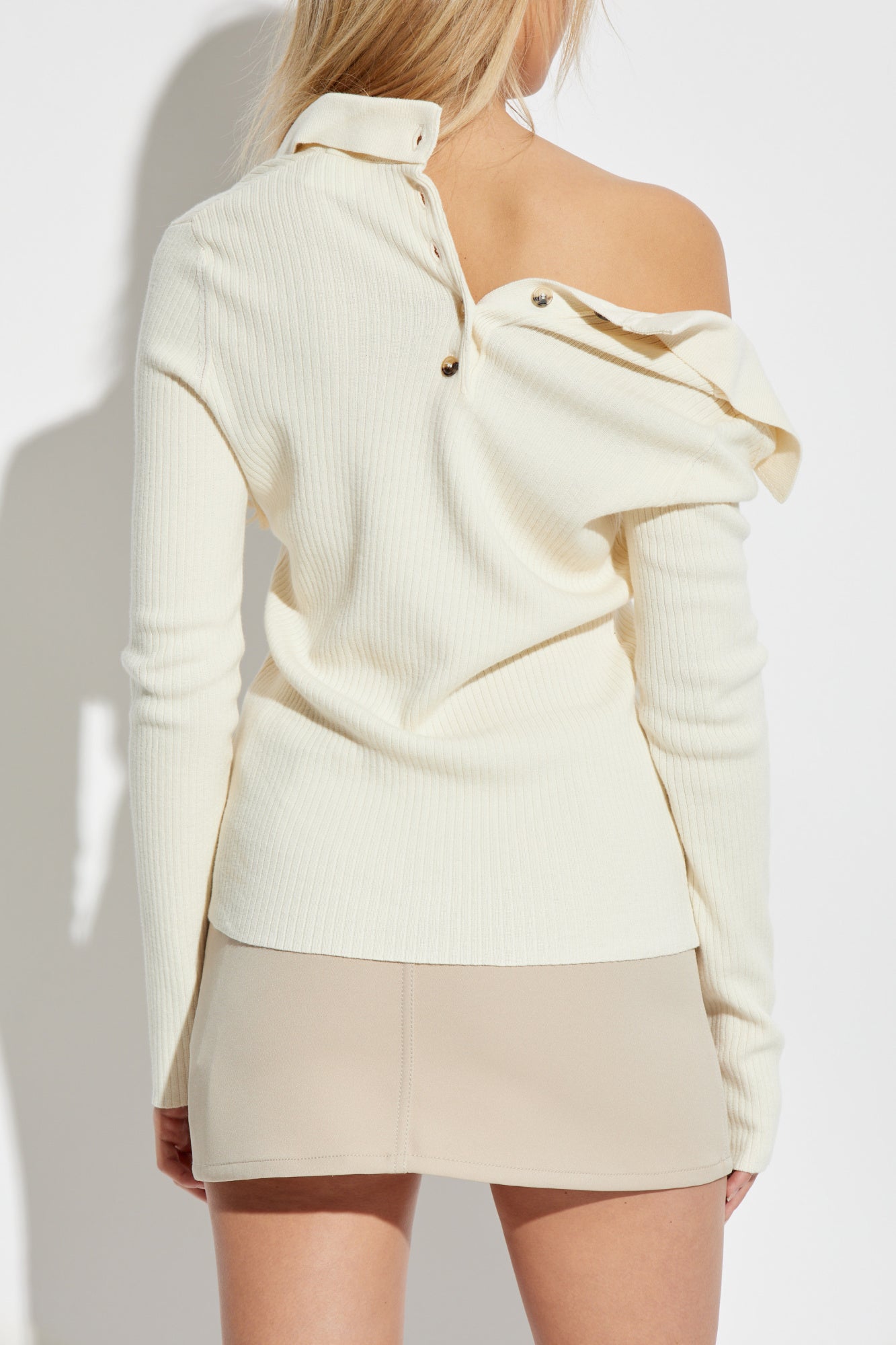 POLO MULTI-BUTTONS LIGHT WOOL