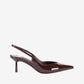 Vivienne patent leather slingbacks