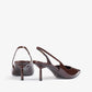 Vivienne patent leather slingbacks