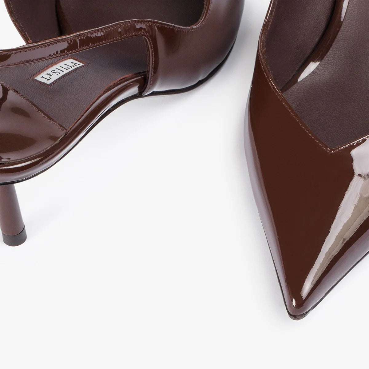 Vivienne patent leather slingbacks