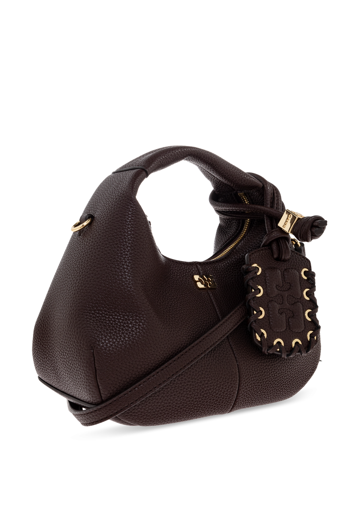 Brown Mini Hobo Bag
