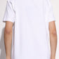 White t-shirt with a small logo on a white background DSQUARED2