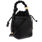 Black Mini GANNI Bou Bucket Bag