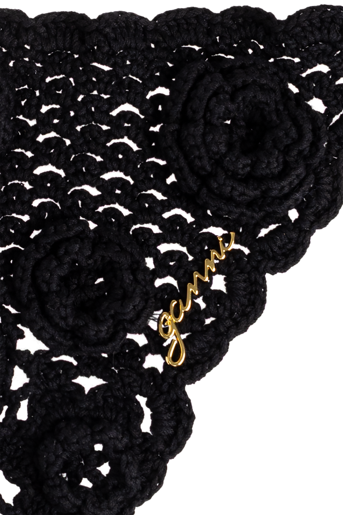 Head Scarf in Cotton Crochet