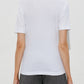 Ganni soft cotton rib T-shirt