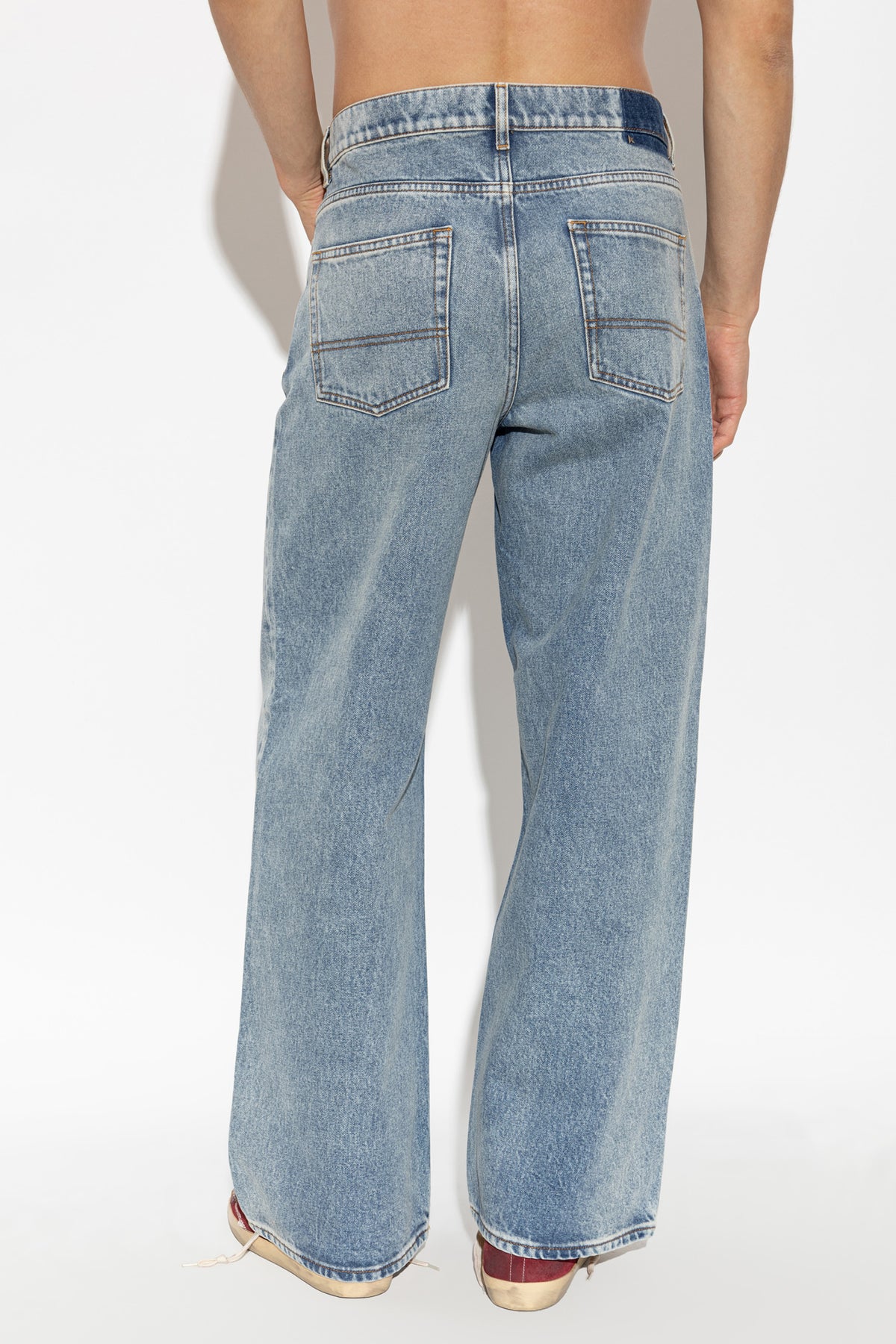 Journey M'S Pant Wide Parker Cotton Denim Vintage Medium Washcotton Denim Vinag