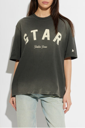 Jersey T-Shirt Golden Goose Grey