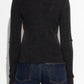 Mini Ribbed Merino Polo Black