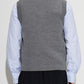 Sleeveless Sweater With Contrasted Ami De Coeur