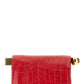 Clutch The red stamped round square pouch