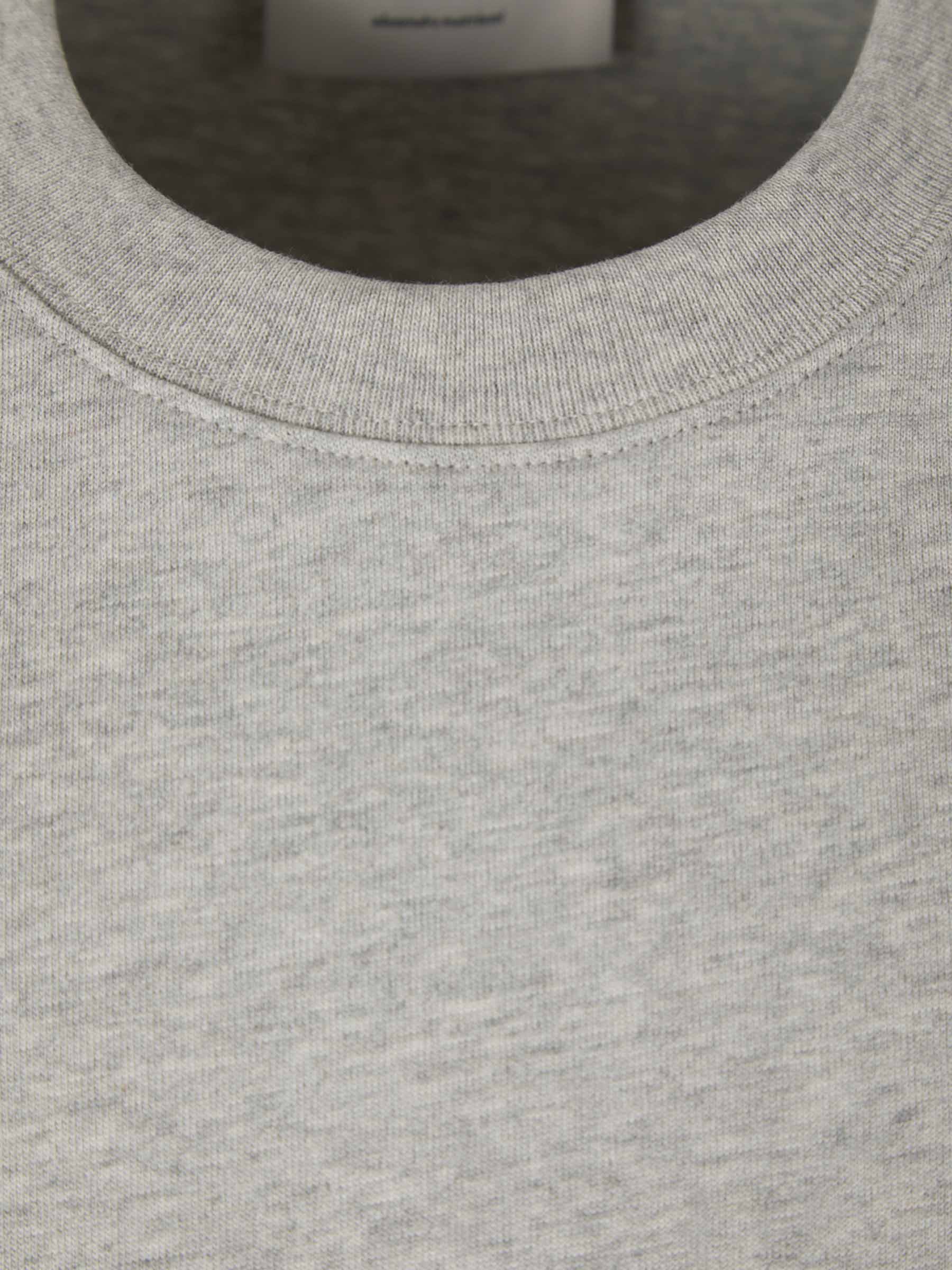 Gray t-shirt on a white background