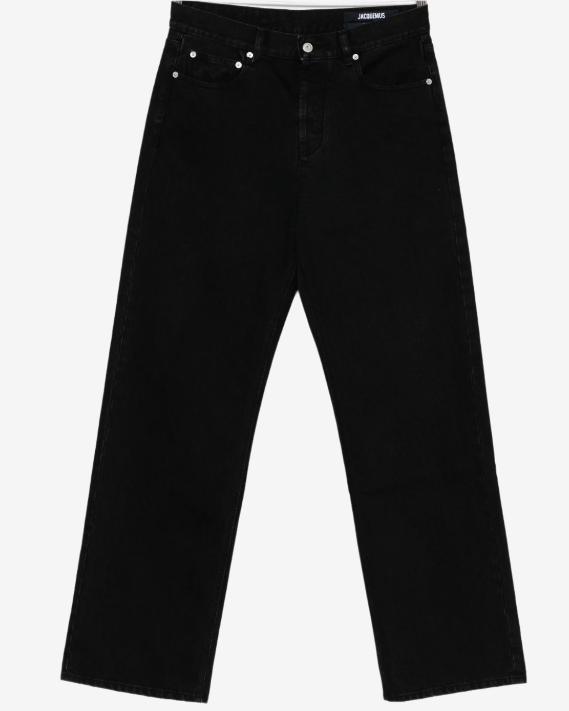 Black jeans on a white background