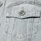 Rigid Denim A-line Overshirt