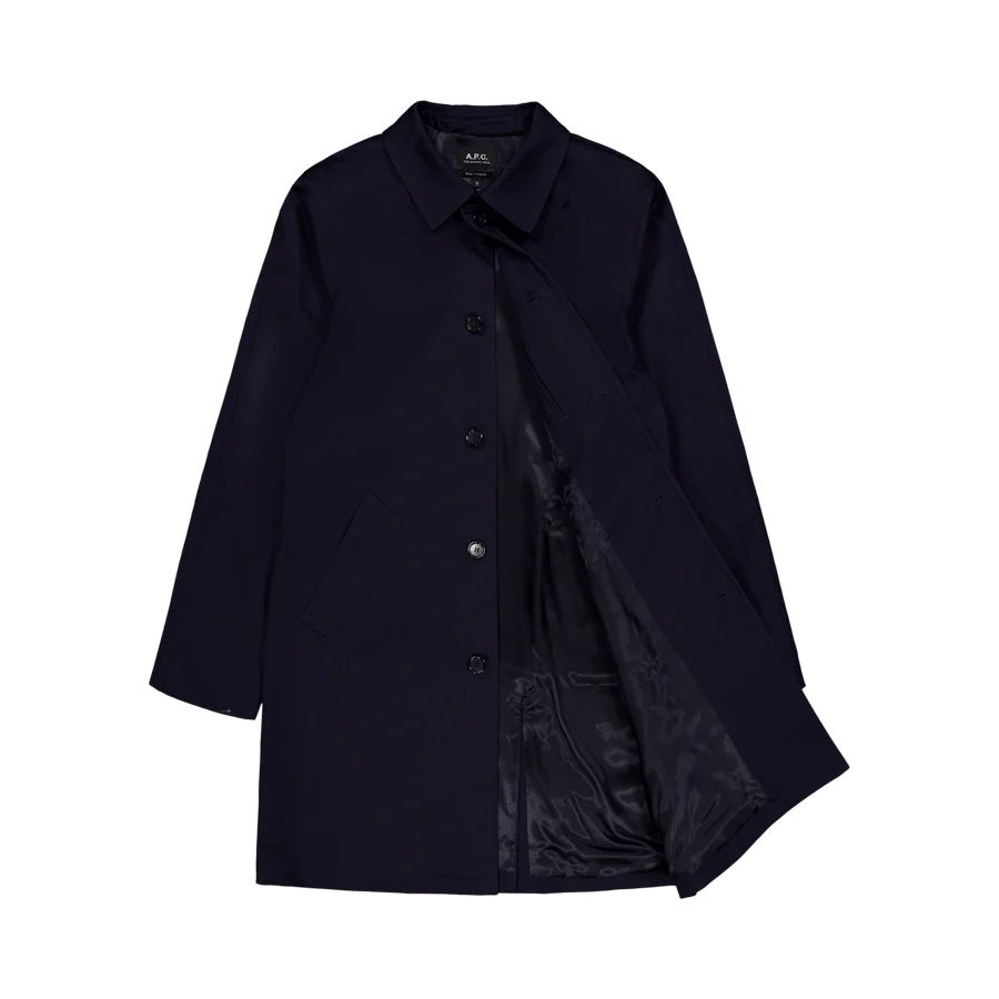 Mac in water repellent cotton gabardine