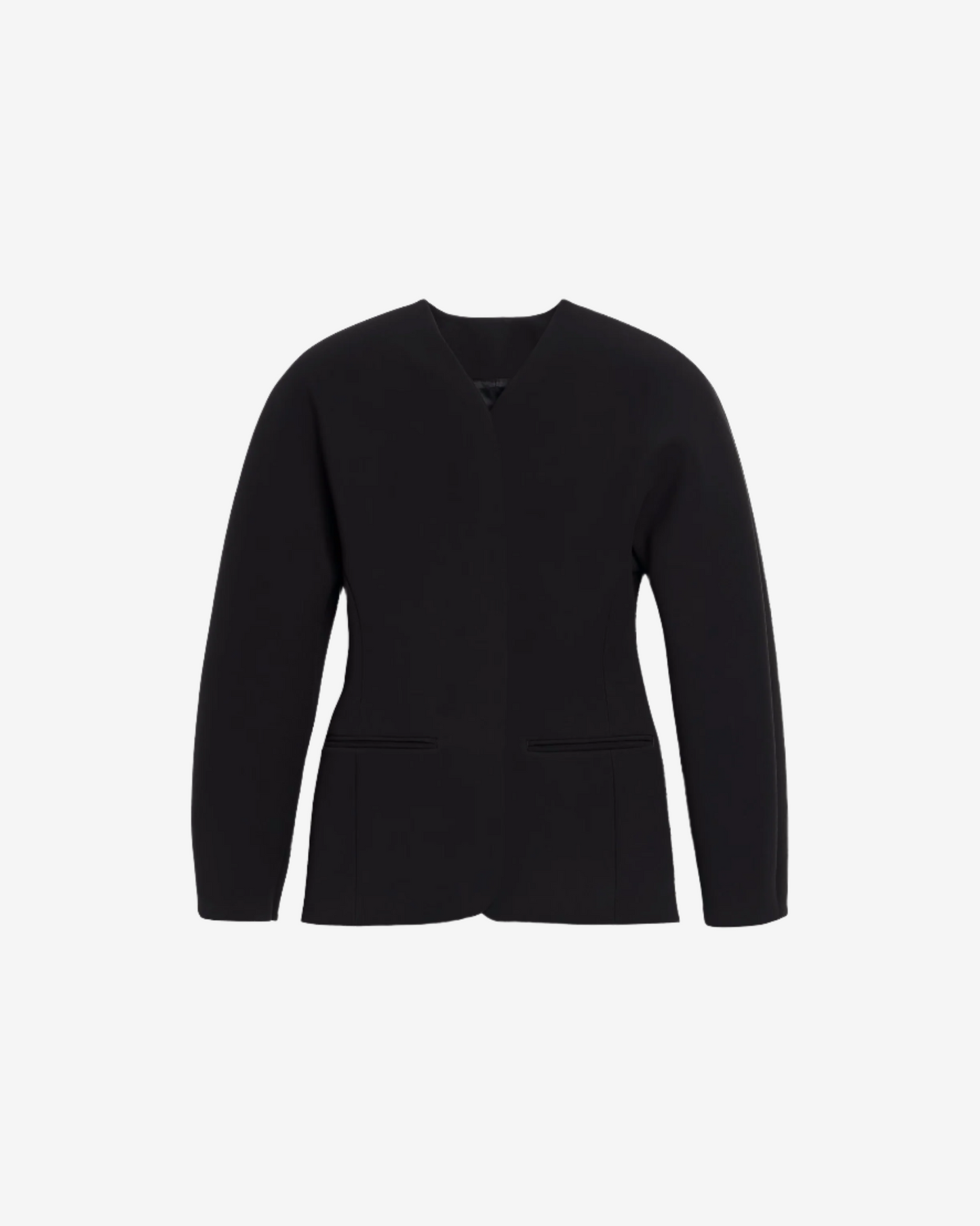Black blazer on a white background