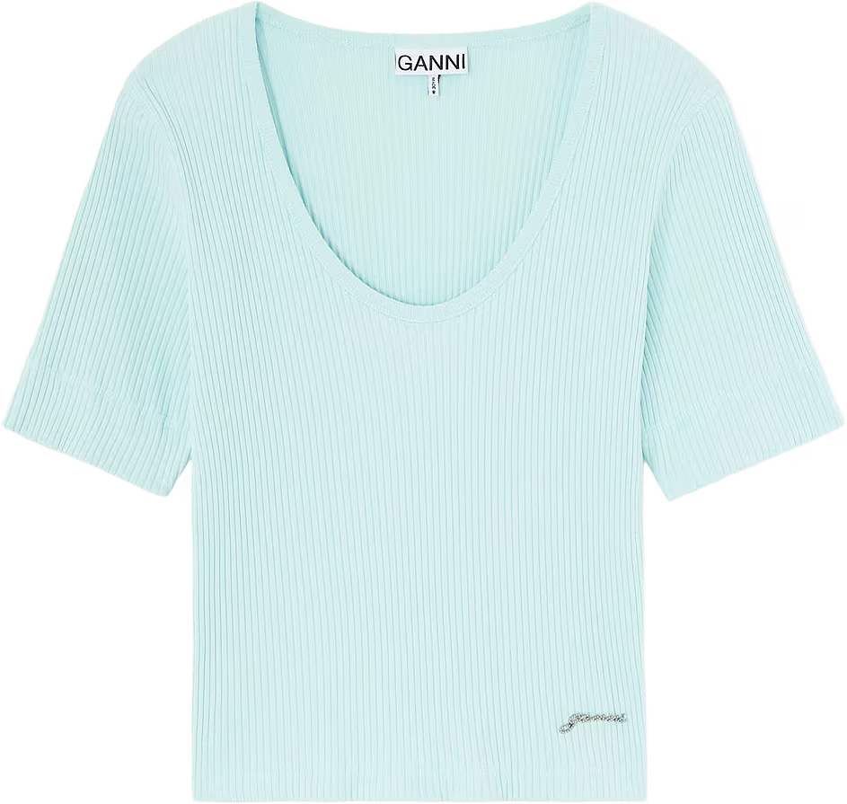 Heavy Cotton Rib Short Sleeve T-Shirt