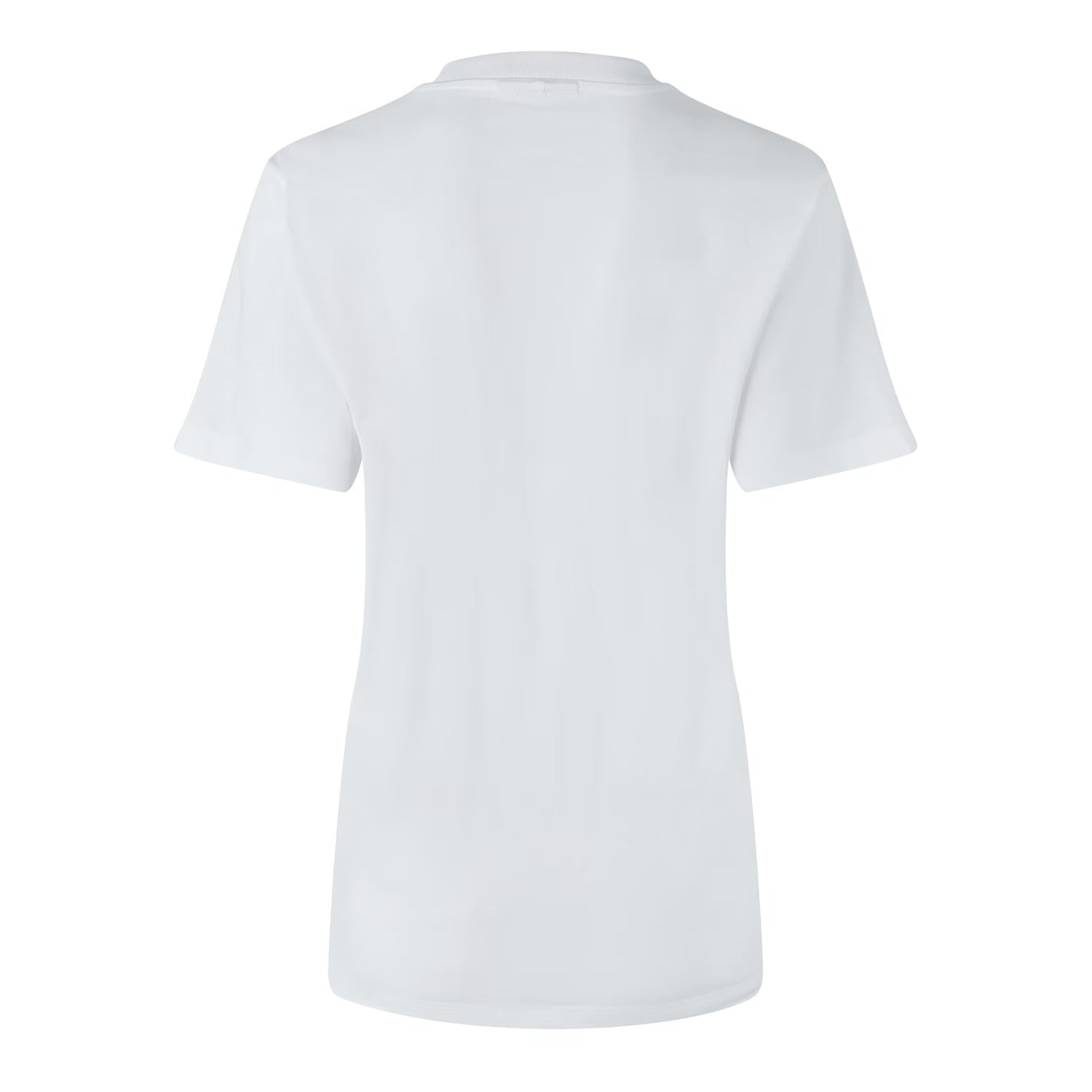 White Basic Jersey Leopard Relaxed T-shirt