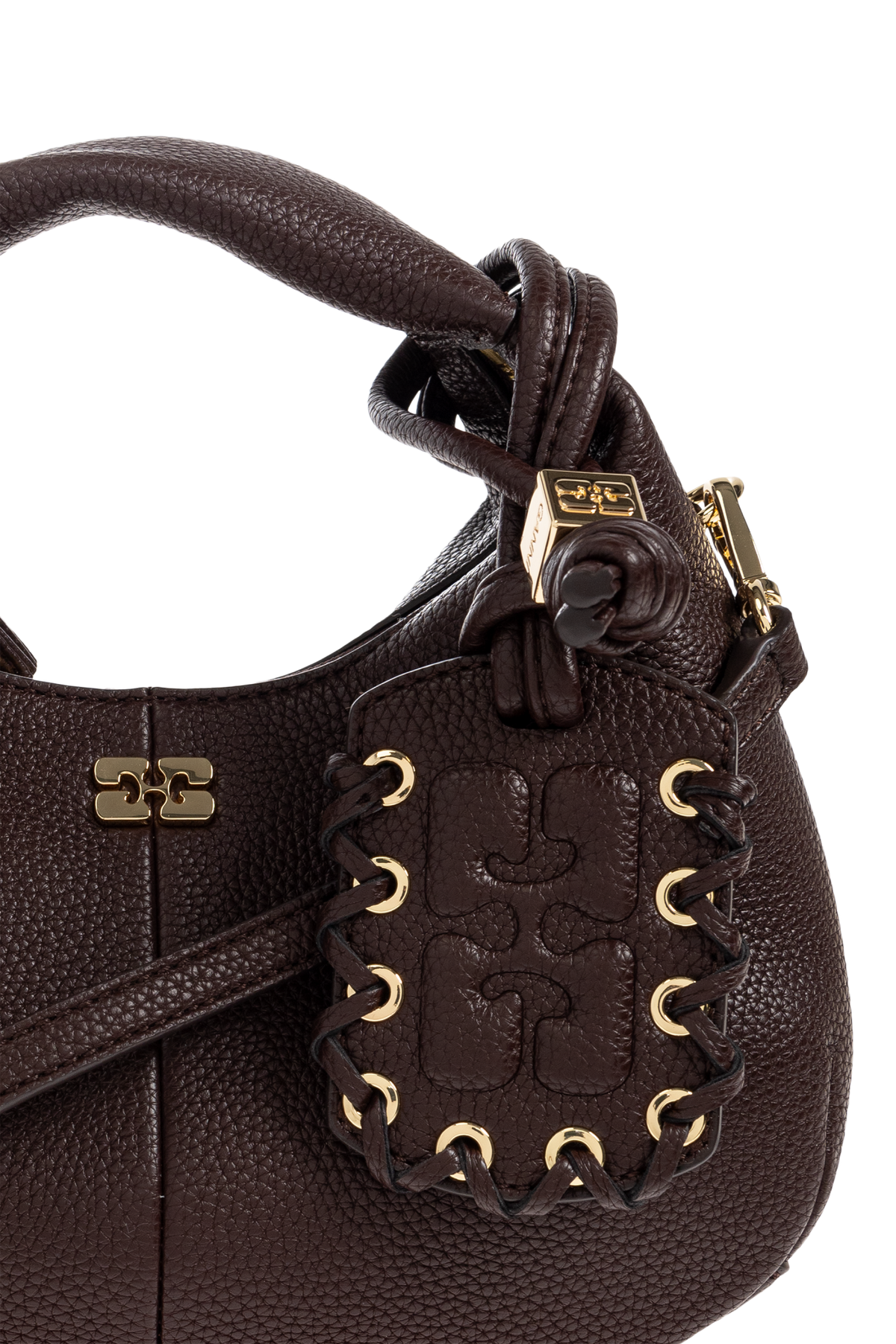 Brown Mini Hobo Bag