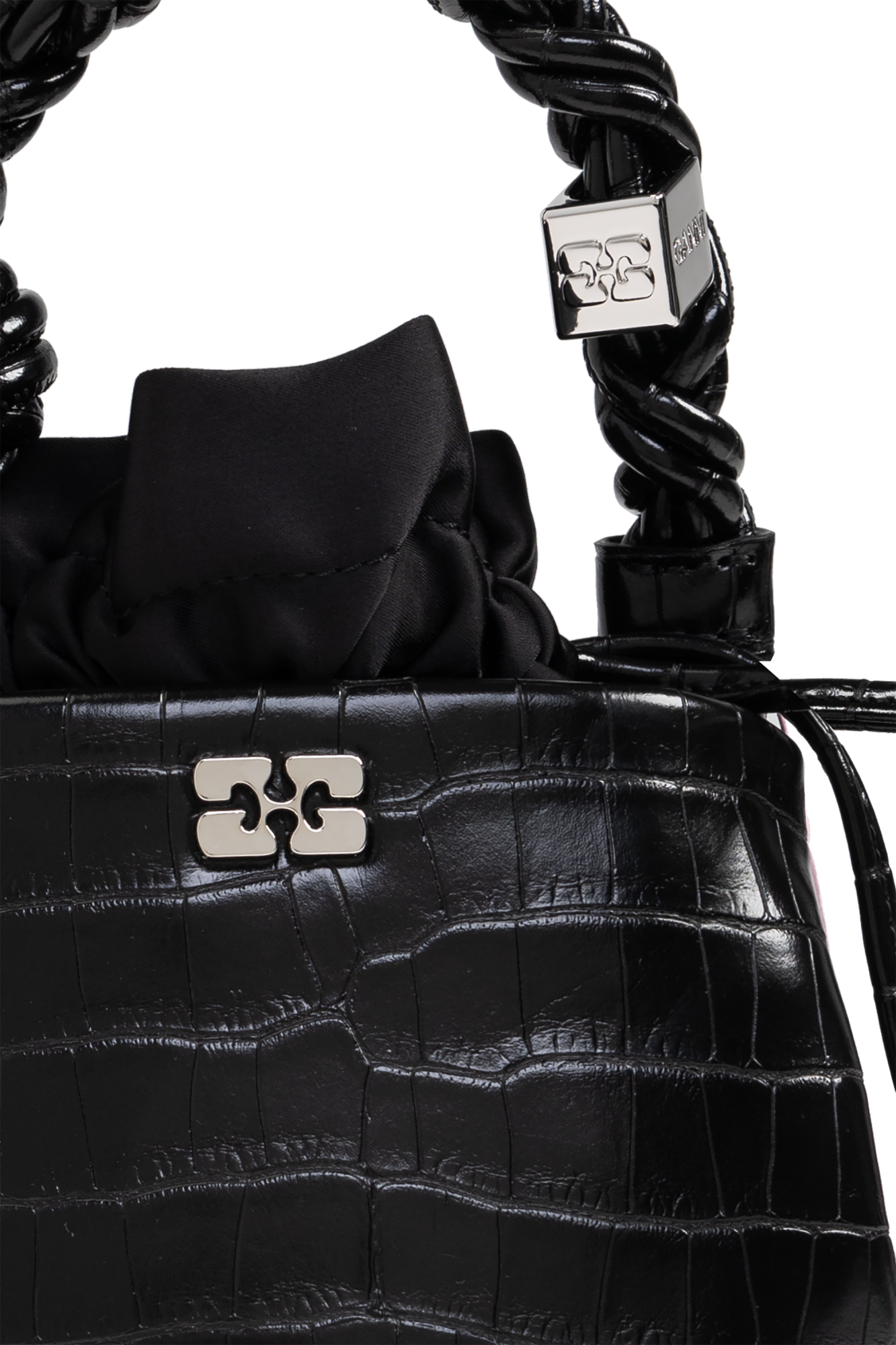 Ganni Bou Bucket Mini Croco