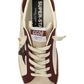 Golden Goose Surerstar Butter Beige Bordo