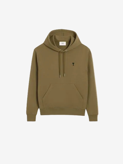 Cotton Contrasted Ami De Coeur Hoodie
