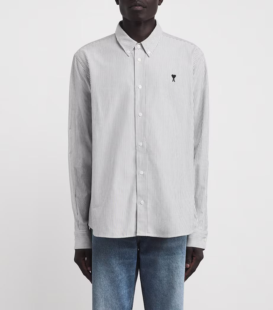 Long Sleeve Contrasted ADC Button Down Collar Classic Shirt