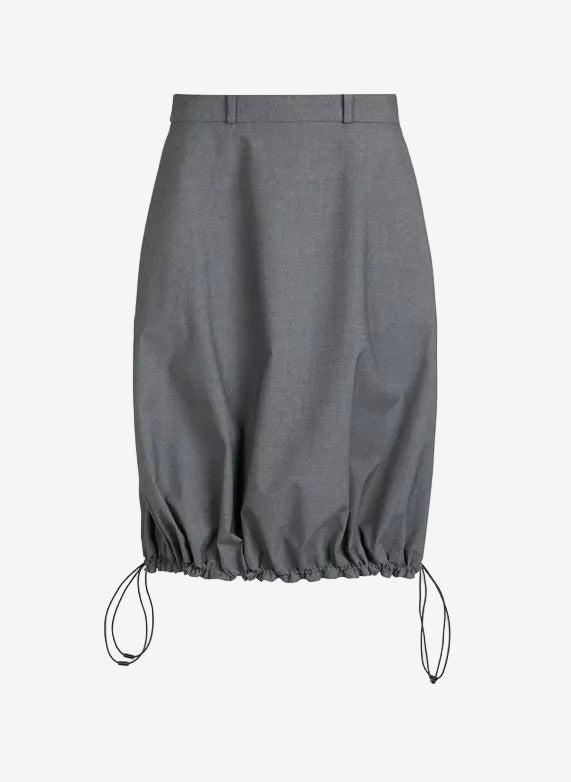 Technical Tailored Balloon Skirt