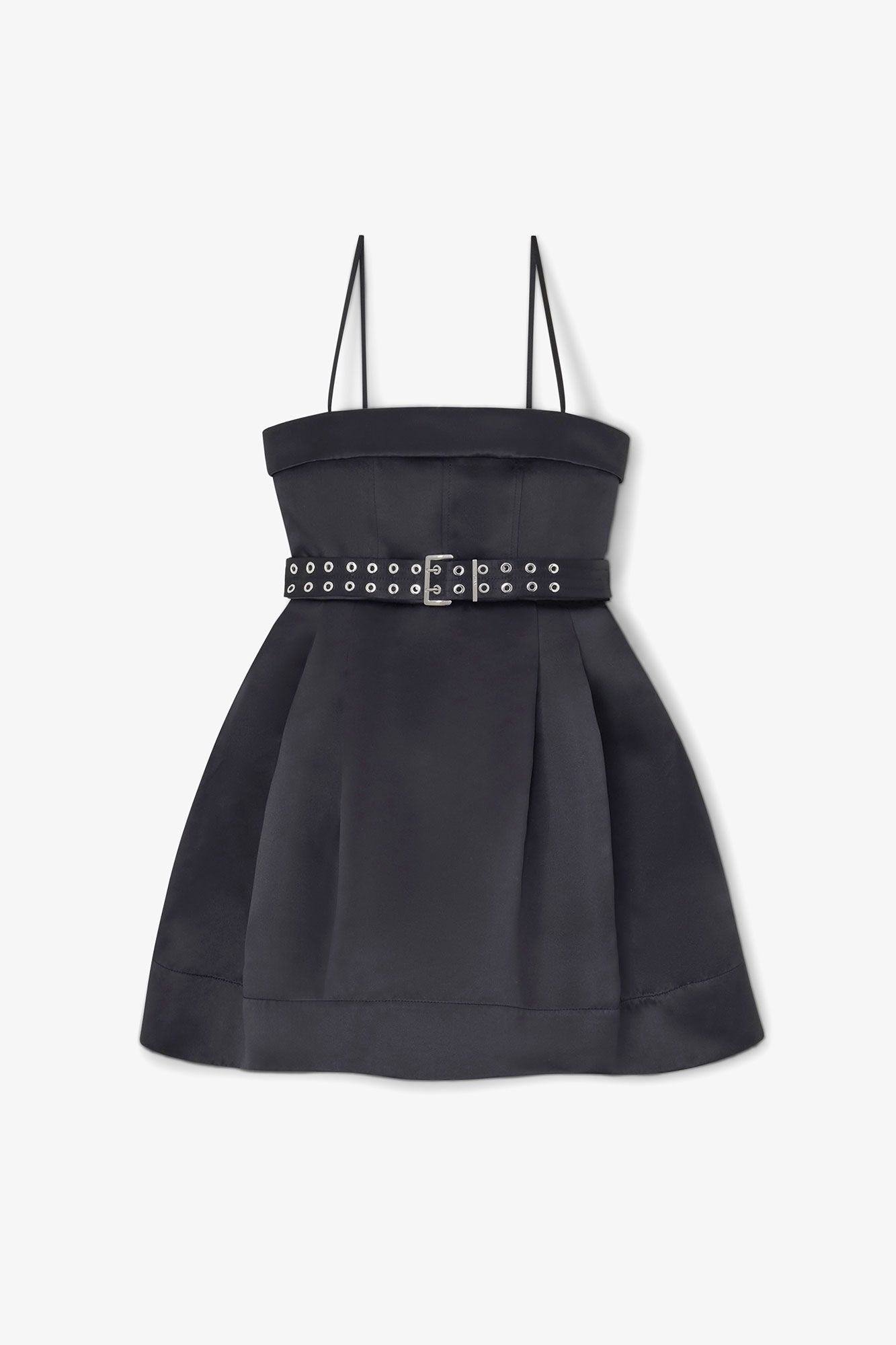 Duchesse Satin Bubble Mini Dress