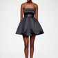 Duchesse Satin Bubble Mini Dress